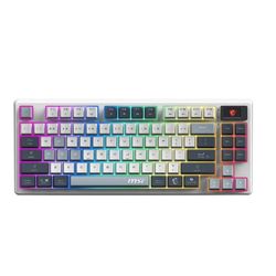 کیبورد بی سیم مکانیکال گیمینگ ام اس آی مدل FORGE GK600 TKL SKY