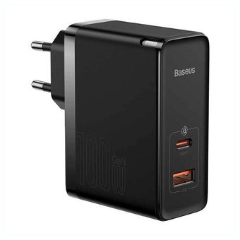 شارژر دیواری باسئوس مدل GaN5 Pro 100W CCGP090201 توان 100 وات