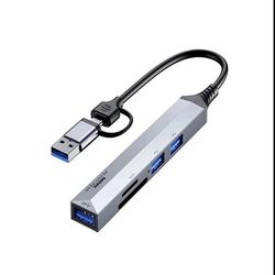 هاب 5 پورت USB-C ریمکس مدل RU-U7