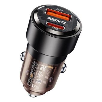 شارژر فندکی 75 وات دو پورت ریمکس مدل RCC360