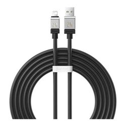 کابل تبدیل 2 متری USB به لایتنینگ باسئوس مدل Coolplay CAKW000501