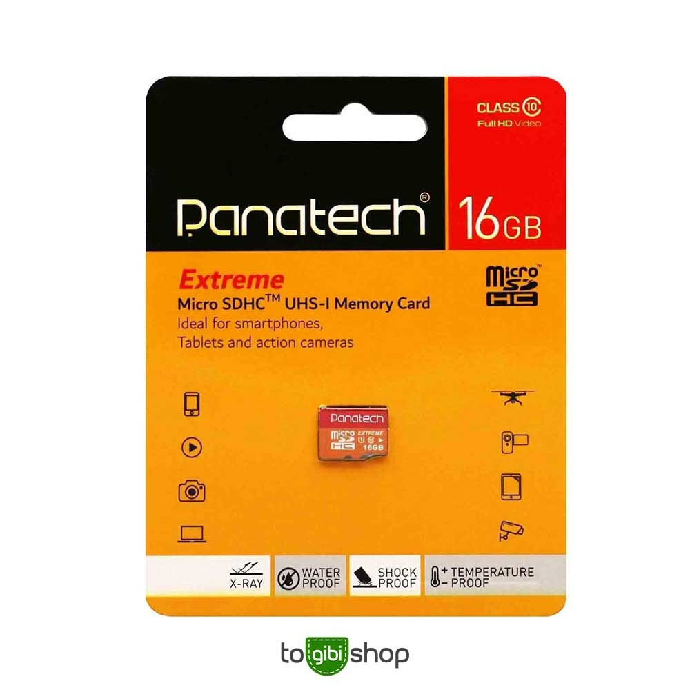 کارت حافظه PANATECH ظرفیت 16 گیگابایت مدل CLASS10U1