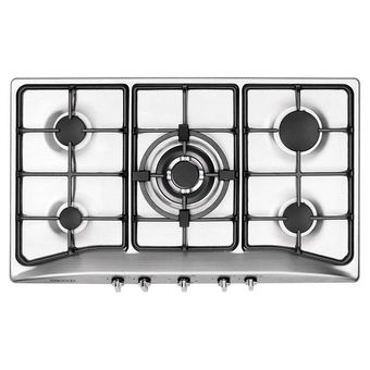 اجاق گاز صفحه‌ای پنج شعله استیل البرز مدل S5906