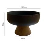 شکلات خوری مدل فلزی پایه چوبی