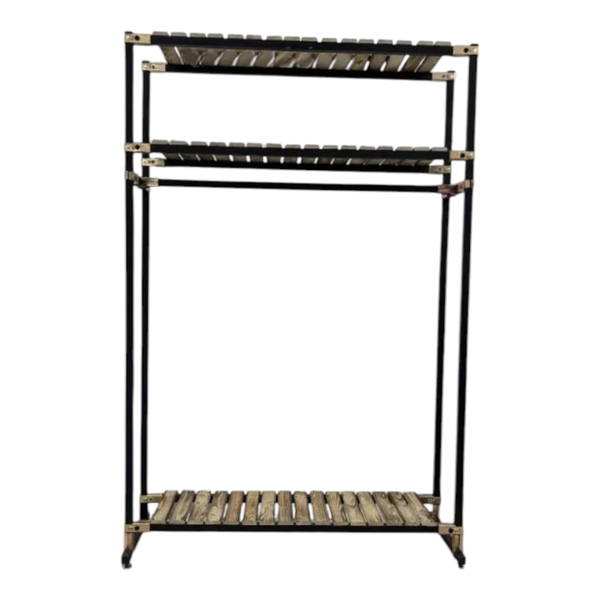 رگال لباس ایستاده چوب و فلز مدل روماک