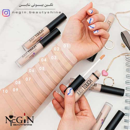 کانسیلر گلدن رز مدل just touch اصل (شماره 01 تا 10)