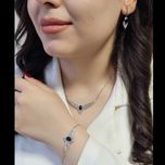 سرویس نقره یاقوت کبود سوپر لوکس