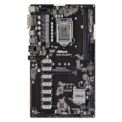 مادربرد ازراک مدل ASROCK H110 Pro BTC Plus - استوک