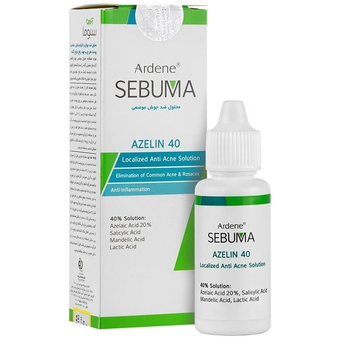 محلول ضد جوش آردن سبوما مدل azelin حجم 30 میلی لیتر