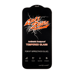 محافظ صفحه نمایش شیشه ای Full Cover Anti Static Mietubl مدل Apple iPhone 16 Pro -