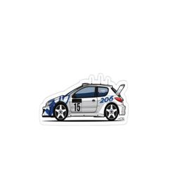 استیکر ماشین 206 کد 1