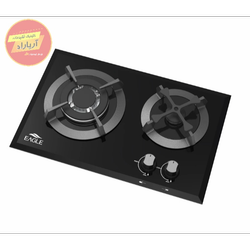 اجاق گاز دو شعله شیشه ای مشکی ایگل کد 121