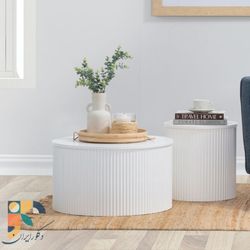 "میز جلومبلی چوبیPixel مدل مینیمال و ترند در دو نوع تمام چوب و ترکیب MDF و چوب"