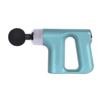 ماساژور شارژی تفنگی Massage Gun مدل KH-740 - سبزآبی - DST - پک ضعیف (گارانتی شش ماهه)