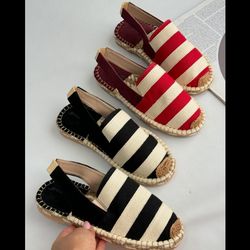 صندل کتان راه راه 2902