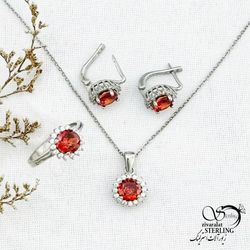 سرویس نقره طرح یاقوت با کد 12488