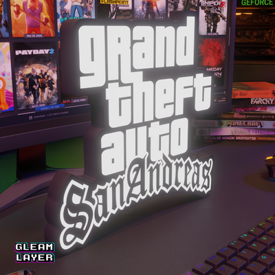 لایت باکس گیمینگ طرح GTA مدل g107