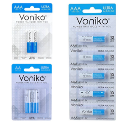 باطری قلم و نیم قلم ULTRA ALKALINE برند Voniko