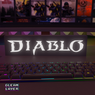 لایت باکس گیمینگ طرح diablo مدل g118