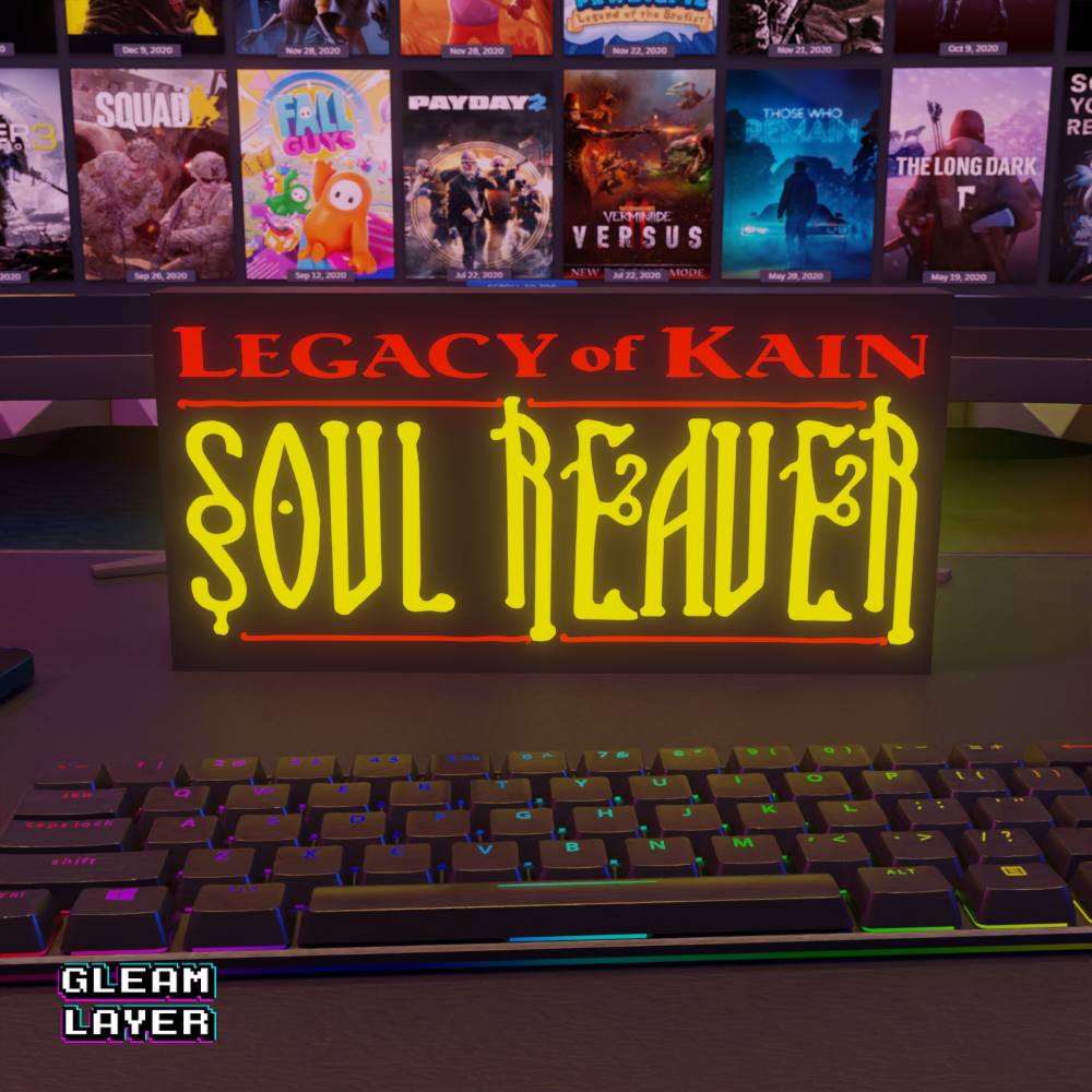 لایت باکس گیمینگ طرح Soul Reaver مدل g133