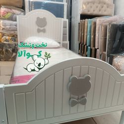 تخت خواب یکنفره فلز وکیوم عروسکی