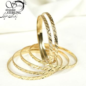 النگو طلاروس 3میل طرح نقطه و حلال کد127