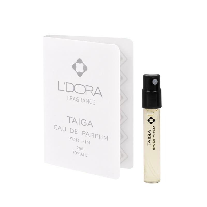 تستر ادوپرفیوم مردانه مدل تایگا 2 میلی لیتر TAIGA EAU DE PARFUM, Tester for men
