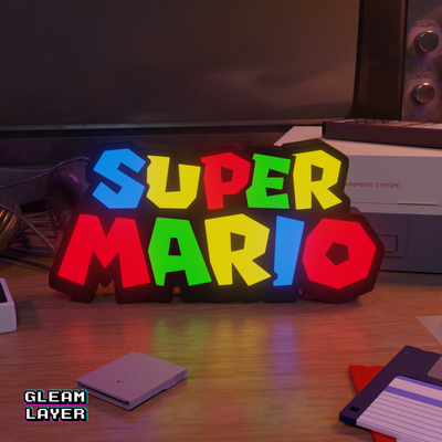 لایت باکس گیمینگ  طرح  Super Mario مدل g163