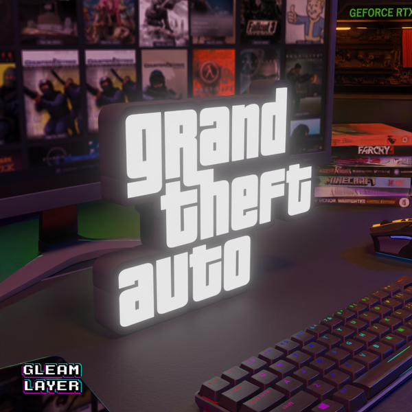 لایت باکس گیمینگ  طرح gta مدل g153
