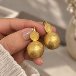 گوشواره طلا زنانه | کارکرده بدون اجرت | 6.21 گرم
