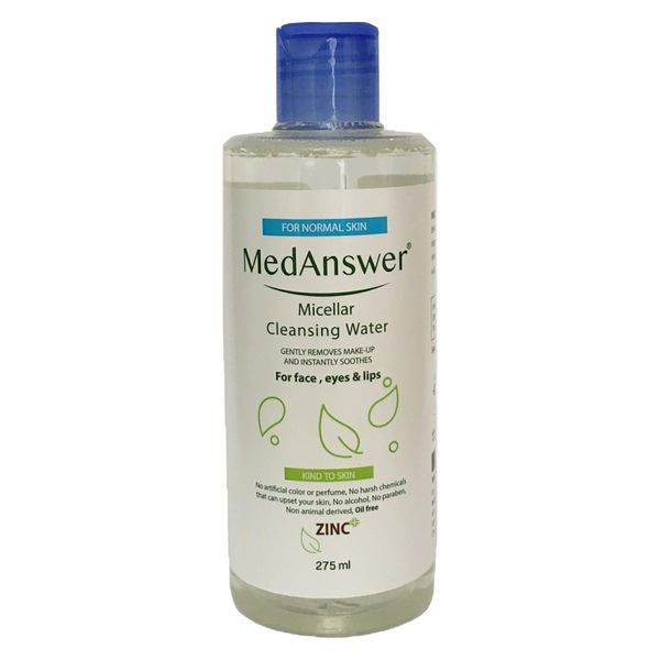 محلول پاککننده آرایش صورت مدانسر مدل میسلار واتر حجم 275 میلیلیتر*728