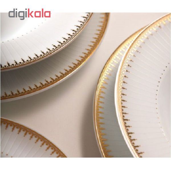 سرویس غذاخوری 28 پارچه چینی زرین ایران مدل سپیدار