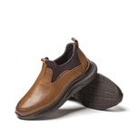 نیم بوت چرم طبیعی و طبی Zero-2 گردویی