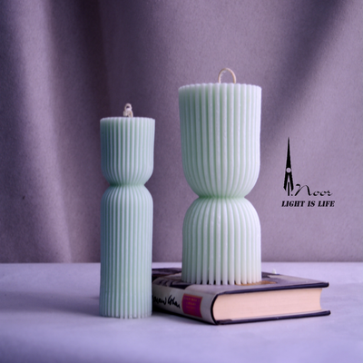 شمع استوانه شیاردار