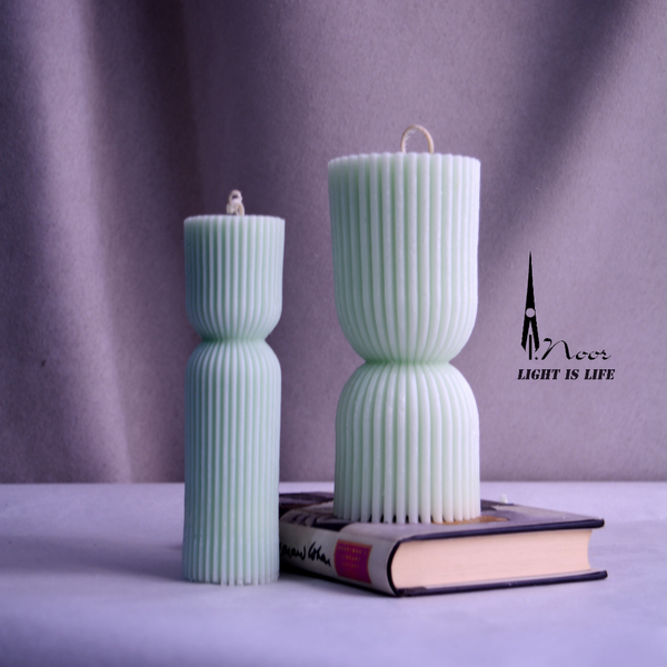 شمع استوانه شیاردار