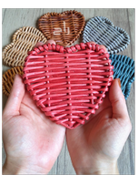 زیرلیوانی قلبی حصیری استودیو راح