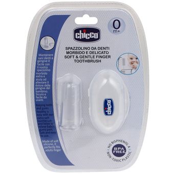 مسواک انگشتی نوزاد چیکو مدل تمام سیلیکون