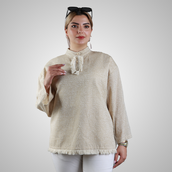 شومیز لینن - nm80089