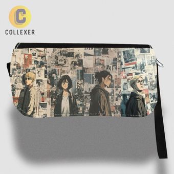 کیف دستی و جامدادی انیمه اتک آن تایتان (Attack On Titan) - کد 09