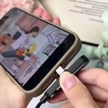 کابل فست‌شارژ کالوس (Calus) مدل CA-U65 با پایه نگهدارنده تاشو ⚡