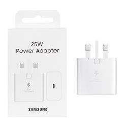 شارژر دیواری سه پین SAMSUNG 25W T2510 ( فست و PD) سفید DST (گارانتی شش ماهه) درجه یک