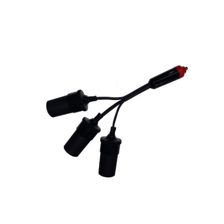 تبدیل 1 به 3 مادگی فندکی خودرو مدل M-131 (فروش عمده و تکی)