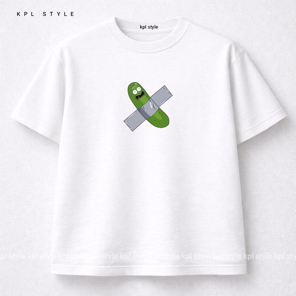 تیشرت باکسی طرح ریک اند مورتی 100٪ پنبه با چاپ مینیمال | کد 1327