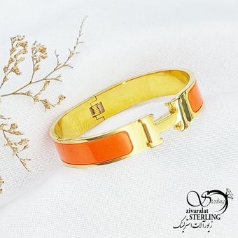 دستبند النگویی نارنجی با کد 13286