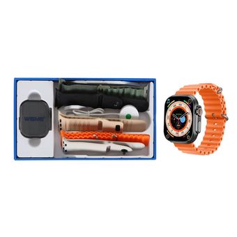 پک ساعت هوشمند WISME مدل WS10-5 ULTRA- مشکی - DST (گارانتی شش ماهه)