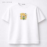 تیشرت باکسی نخ پنبه با چاپ FRIDAY | ضد حساسیت | کد 1460