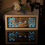 تابلو لایت باکس انیمه ای شینازوگاوا دمون اسلیر |Shinazugawa Anime Light Box Demon Slayer