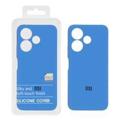قاب سیلیکونی پاک کنی اورجینال Master Quality مدل Xiaomi Redmi 13X / Redmi 13 4G / Poco M6 4G - آبی (پک دار)