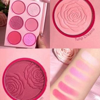 پالت رژگونه 6 رنگ Floral Flush