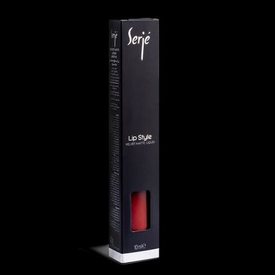 رژ لب مایع مخملی مات سرژه کد 101 (Classic Red)